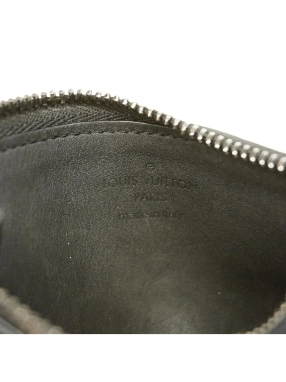 Louis Vuitton Coin Case Monogram Shadow Compact Card Holder Black